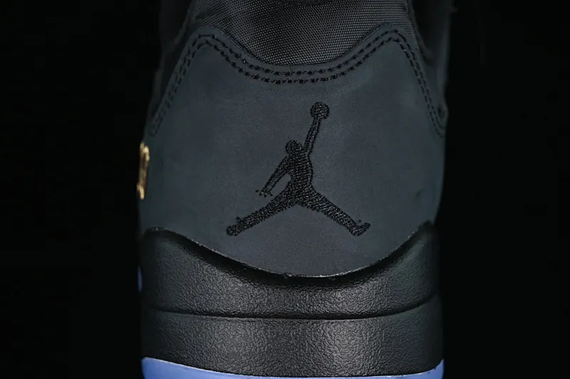 All categories Air Jordan Jordan series basketball shoes Air Jordan 5 Air Jordan 5 Low "Wings" AJ5 Joe 5 black gold cloth low-top basketball shoes DJ1094-001